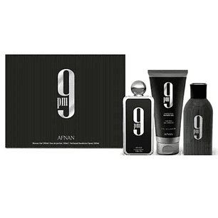 AFNAN 9PM FOR MEN EDP 100ML + SG 200ML + DEO 250ML