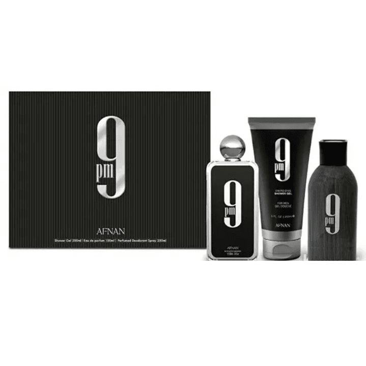 AFNAN 9PM FOR MEN EDP 100ML + SG 200ML + DEO 250ML 1