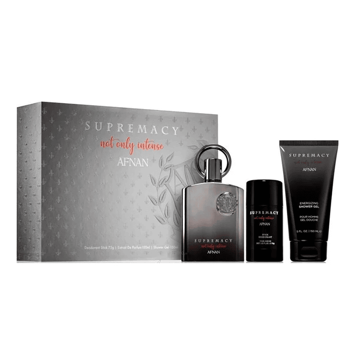 AFNAN SUPREMACY NOT ONLY INTENSE EXT PARFUM 100ML + DEO + SG 1