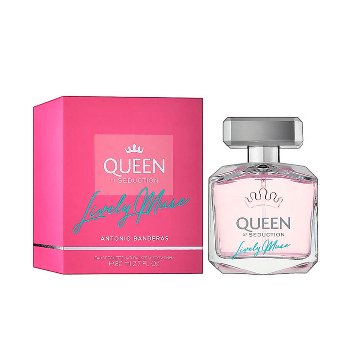 ANTONIO BANDERAS QUEEN OF SEDUCTION LIVELY MUSE EDT 80ML 1