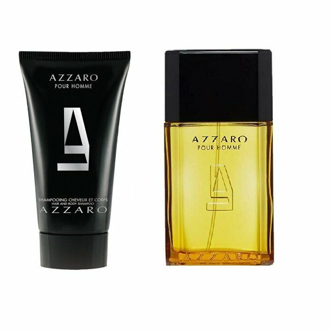 AZZARO POUR HOMME EDT 100ML + SHAMPOO 100ML 2