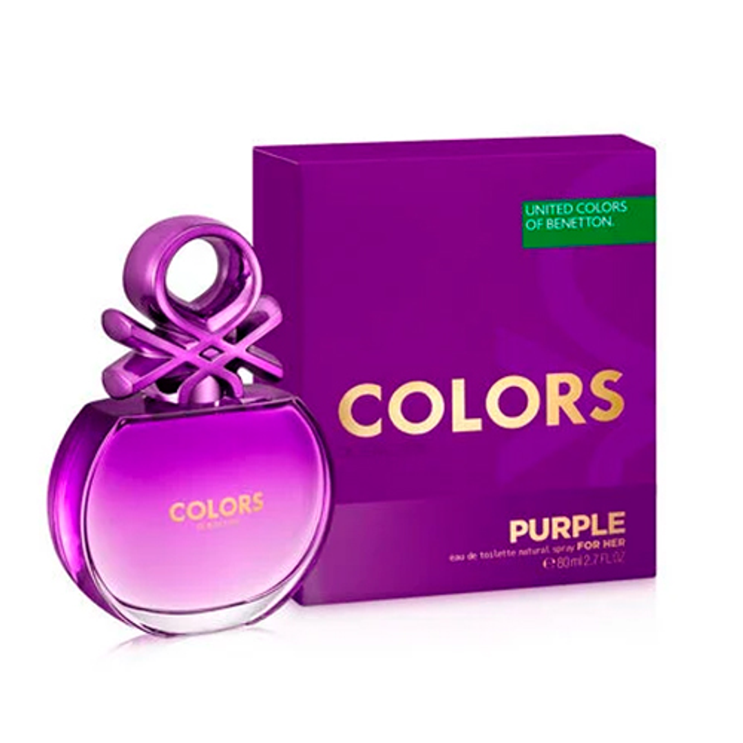 BENETTON COLORS PURPLE WOMAN EDT 80ML 1