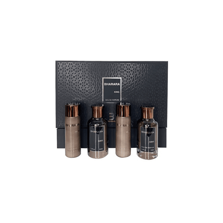BHARARA KING EDP 100ML + BL 150ML + ASH 100ML + SG 150ML 1