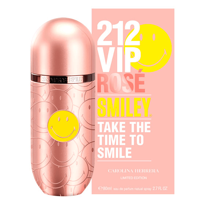CAROLINA HERRERA 212 VIP ROSE SMILE EDP 80ML 1
