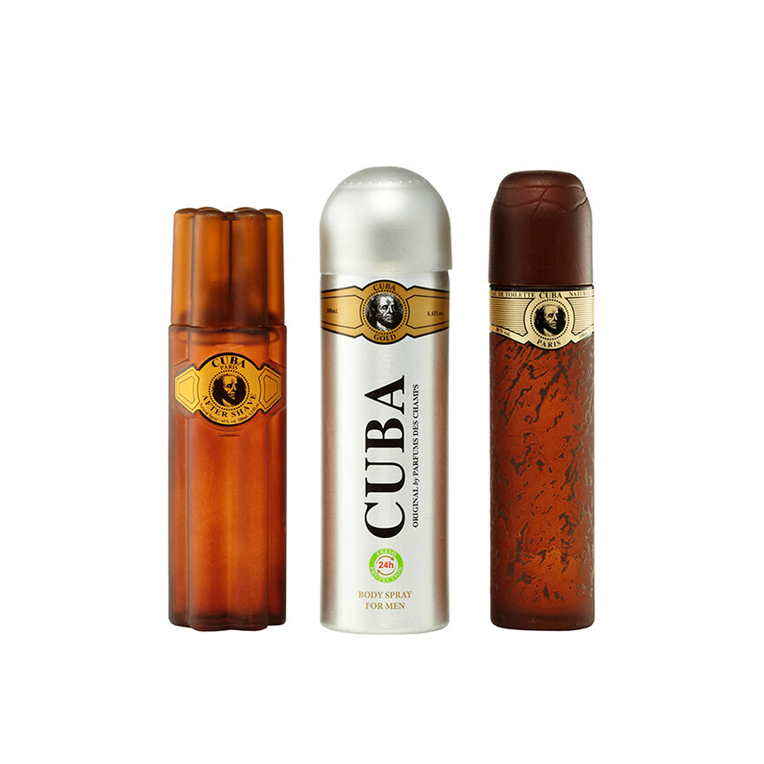 CUBA PARIS GOLD 100ML + DEO 200ML + ASB 100ML 2
