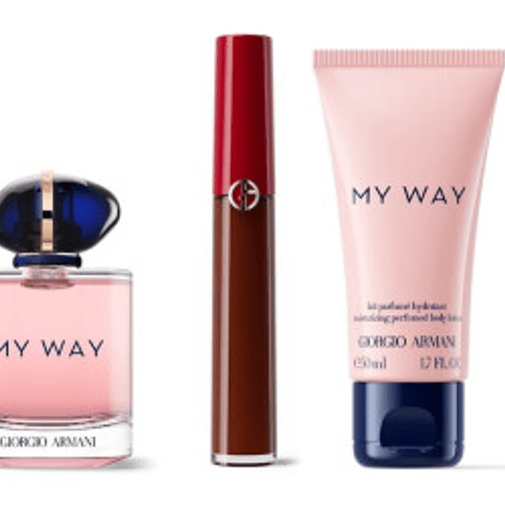 GIORGIO ARMANI MY WAY ARMANI EDP 30ML + BL 50ML + LABIAL 2