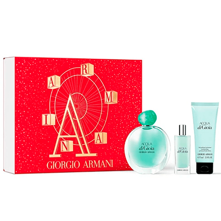 GIORGIO ARMANI ACQUA DI GIOIA EDP 100ML + 15ML + BL 75ML 2
