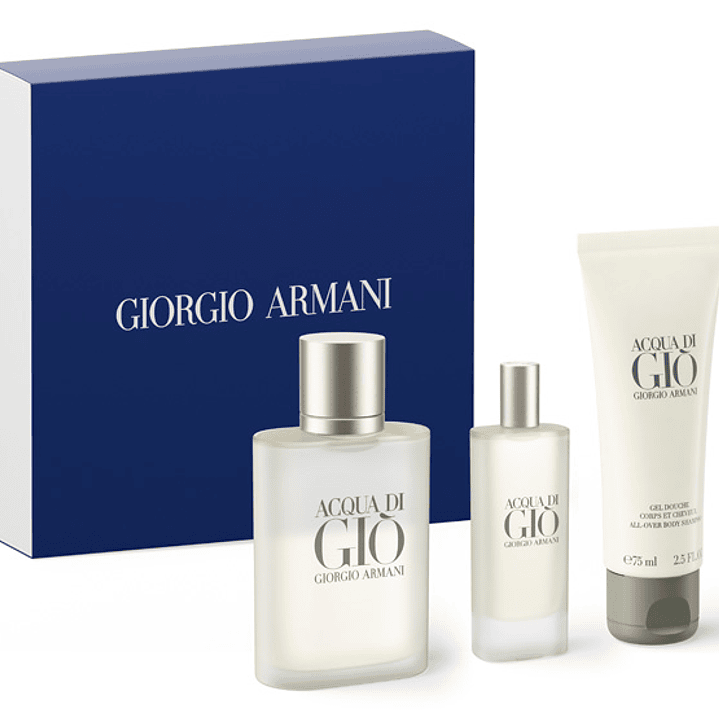 GIORGIO ARMANI ACQUA DI GIO MEN EDT 100ML + 15ML + SG 75ML 1