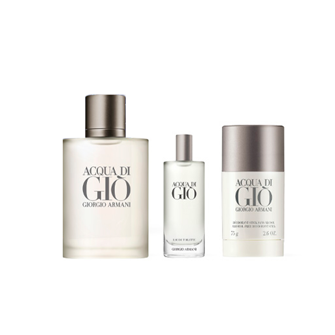 GIORGIO ARMANI ACQUA DI GIO MEN EDT 100ML + 15ML + DEO 75ML 1