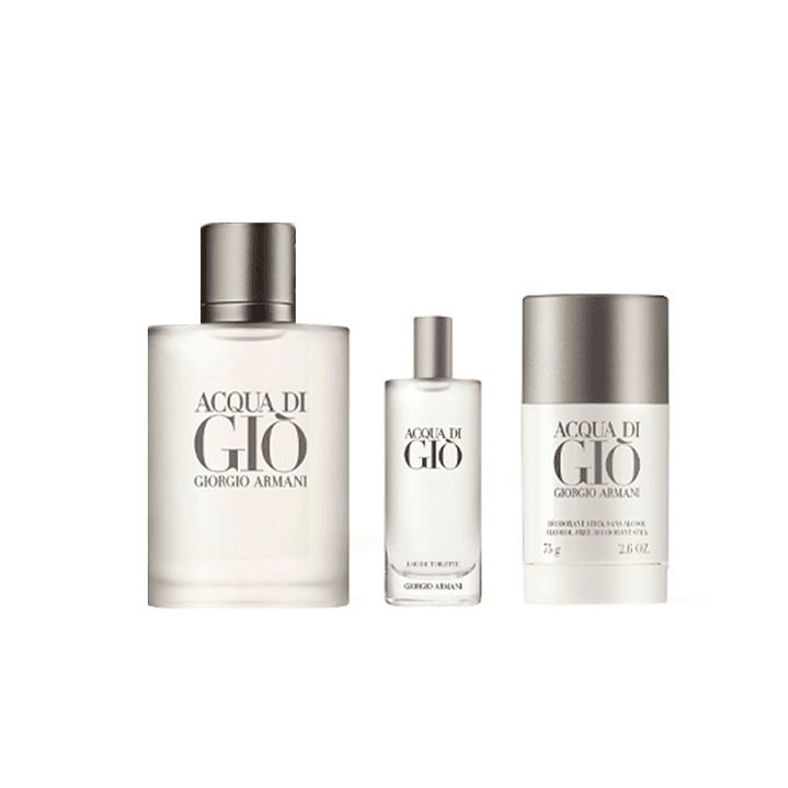 GIORGIO ARMANI ACQUA DI GIO MEN EDT 100ML + 15ML + DEO 75ML 1