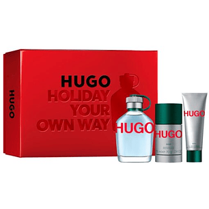 HUGO BOSS  CANTIMPLORA EDT 125ML + SG 50ML + DEO 75ML (HOLIDAY)