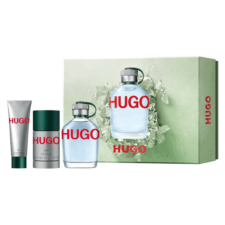 HUGO BOSS  CANTIMPLORA EDT 125ML + SG 50ML + DEO 75ML 2