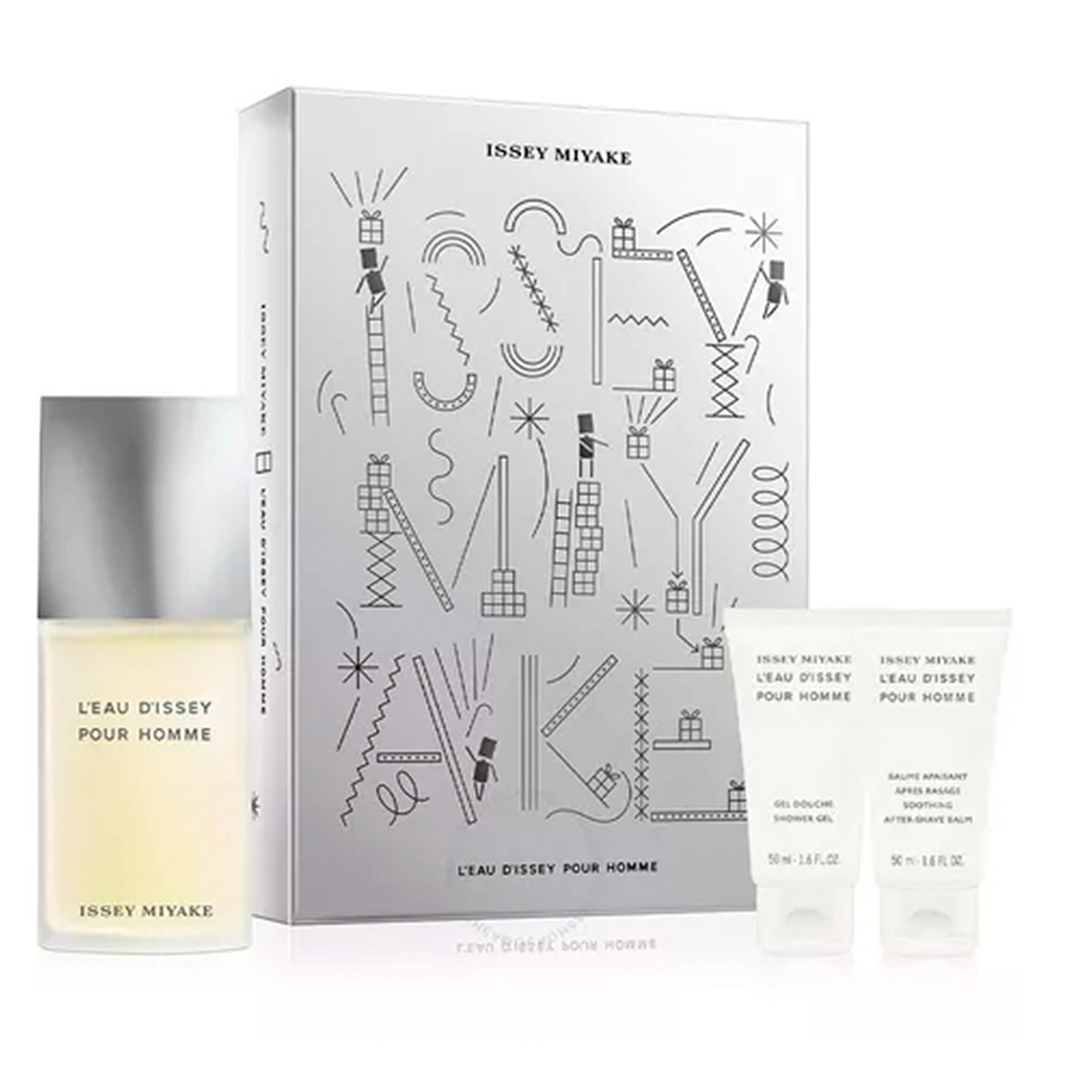 ISSEY MIYAKE L EAU D ISSEY MEN EDT 125ML + 50ML SG + 50ML AS 2