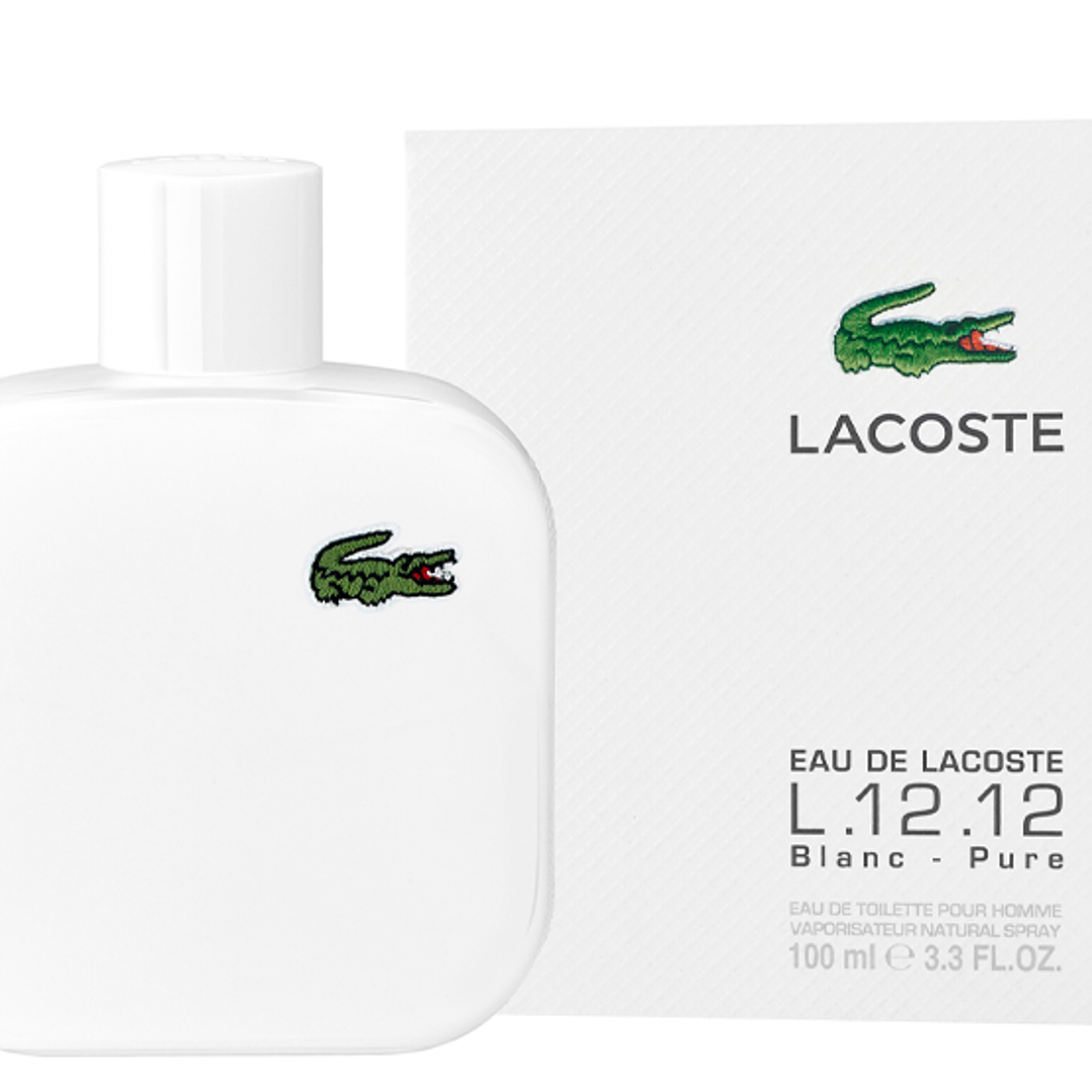 LACOSTE L.12.12 POUR HOMME BLANC EDT 100ML 2