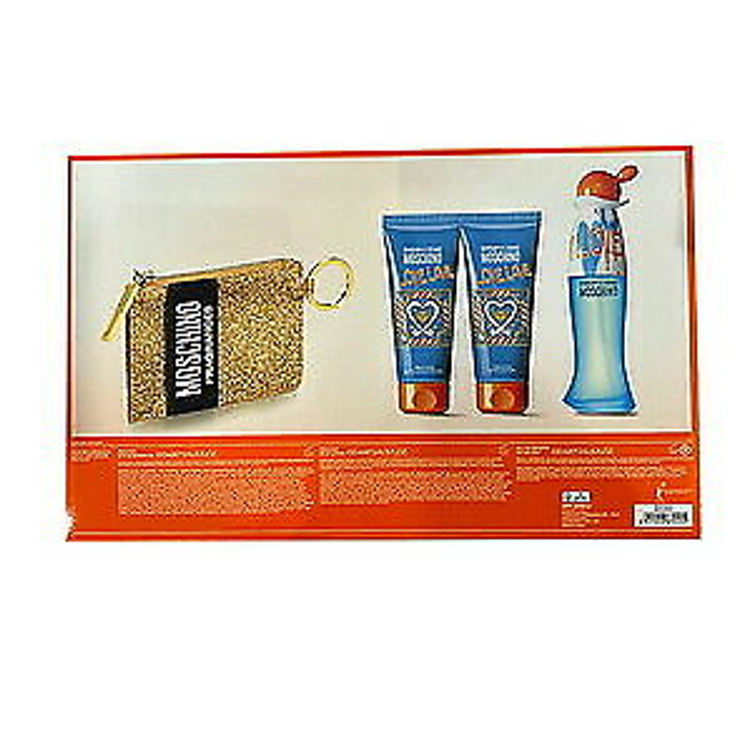 MOSCHINO I LOVE LOVE WOMAN 100ML + SG 100ML + BL 100ML EDT 100ML 1