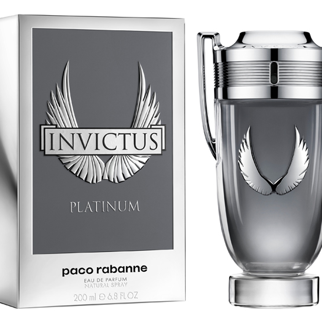 PACO RABANNE INVICTUS PLATINUM EDP 200ML 2