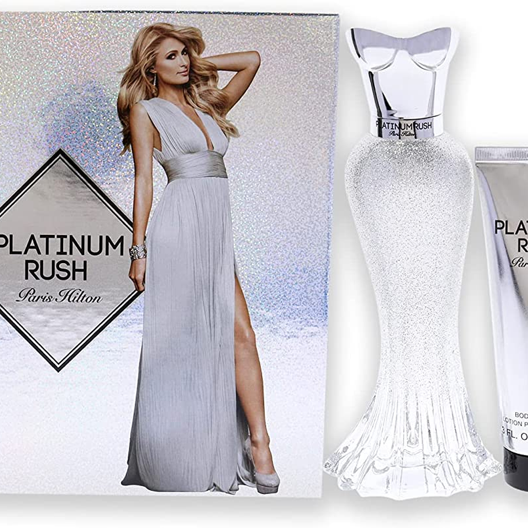 PARIS HILTON PLATINIUM RUSH EDP 100ML + 10ML + BL + SG 2