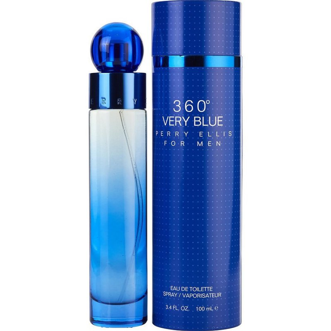 PERRY ELLIS 360 VERY BLUE MEN EDT 100ML 1