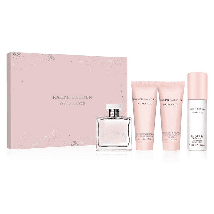 RALPH LAUREN ROMANCE EDP 100ML + BL + SG + BODY MIST 150ML 1