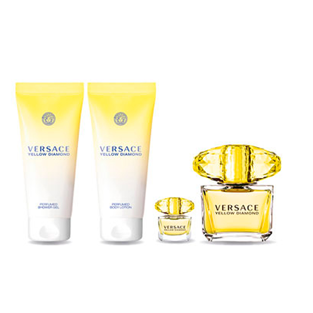 VERSACE YELLOW DIAMOND WOMAN EDT 90ML + 5ML + SG 100ML + BL 100ML 1