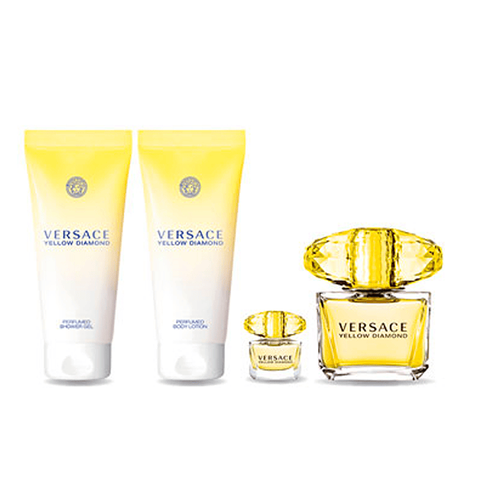 VERSACE YELLOW DIAMOND WOMAN EDT 90ML + 5ML + SG 100ML + BL 100ML 1