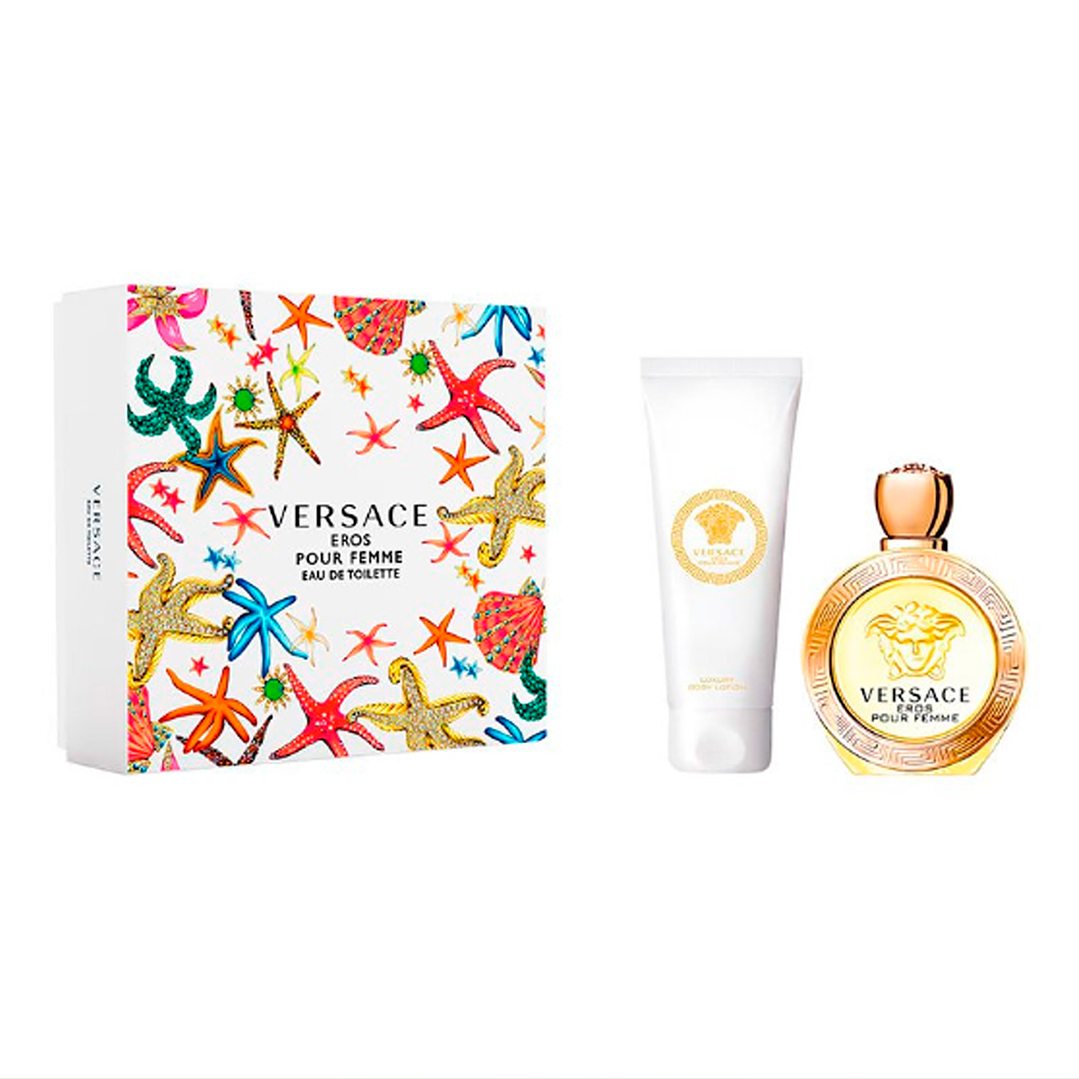 VERSACE EROS WOMAN EDT 100ML + BM 150ML  2