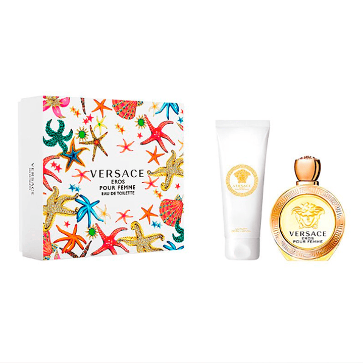 VERSACE EROS WOMAN EDT 100ML + BM 150ML  2