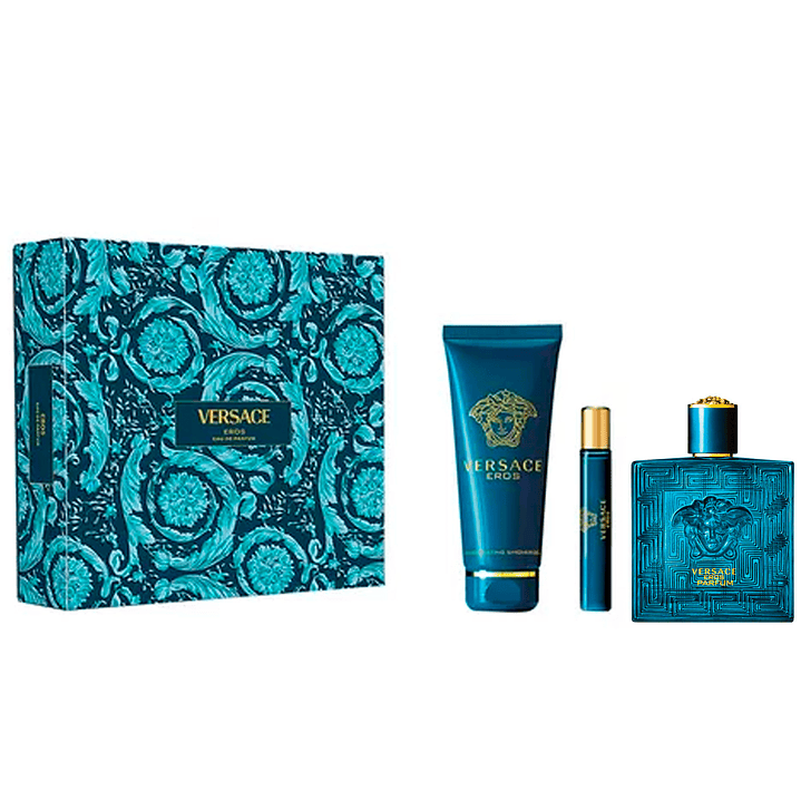 VERSACE EROS MEN PARFUM 100ML + 10ML + SG 150ML 1