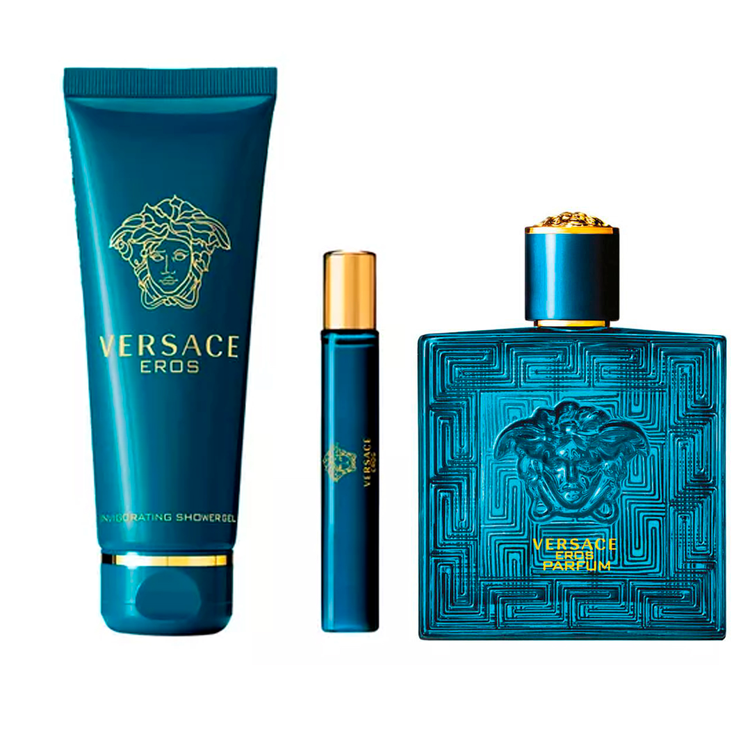 VERSACE EROS MEN PARFUM 100ML + 10ML + SG 150ML 2