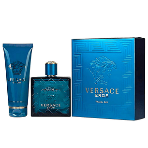 VERSACE EROS MEN EDT 100ML + SG 100ML TRAVEL SET