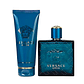 VERSACE EROS MEN EDT 100ML + SG 100ML TRAVEL SET - Miniatura 2