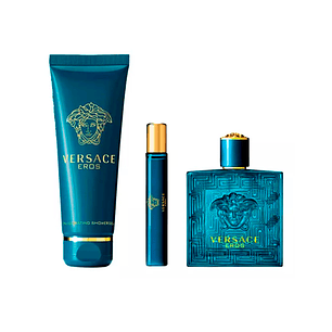 VERSACE EROS MEN EDP 100ML + 10ML + SG 150ML