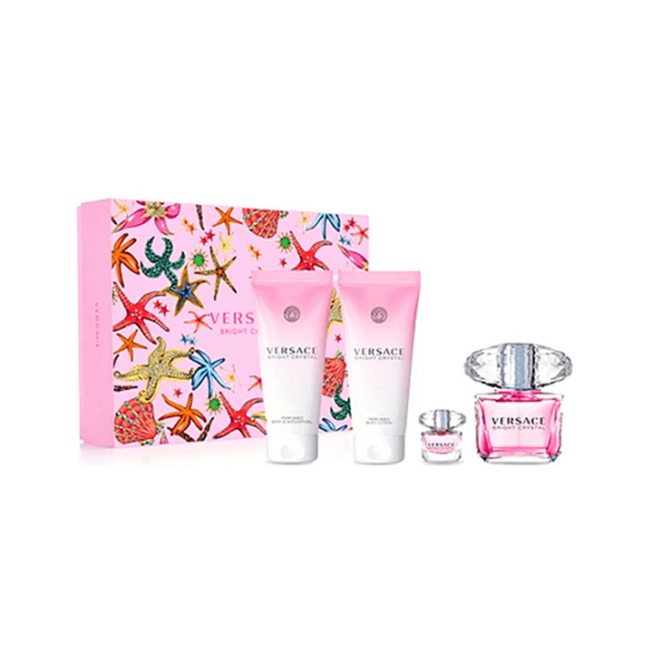 VERSACE BRIGHT CRYSTAL WOMAN EDT 90ML + 5ML + SG + BL 1