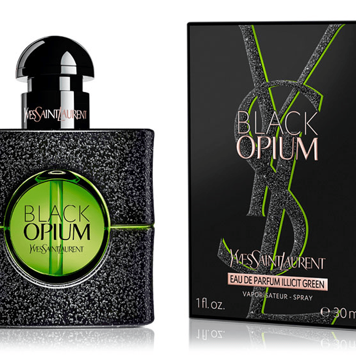 YVES SAINT LAURENT BLACK OPIUM GREEN EDP 30ML 2