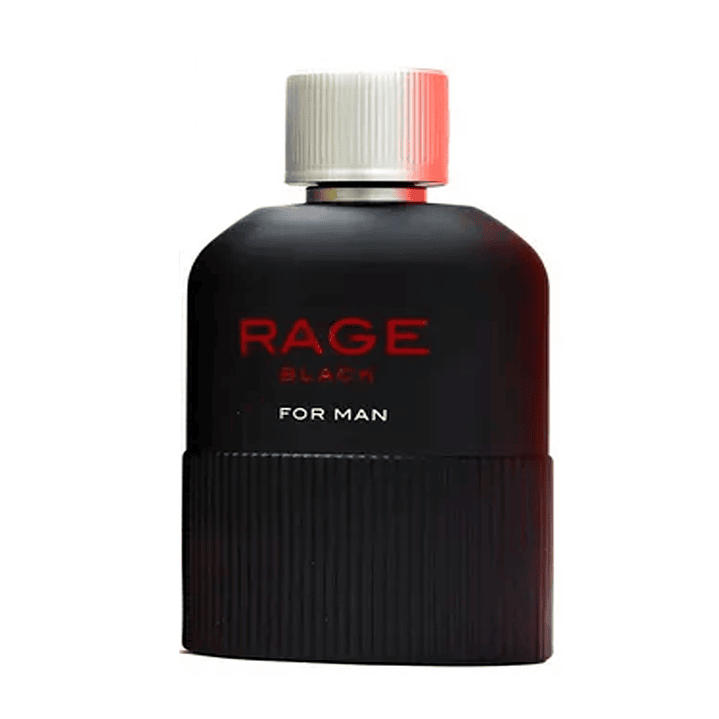 FRAGANCE WORLD RAGE BLACK FOR MEN EDP 100ML 1
