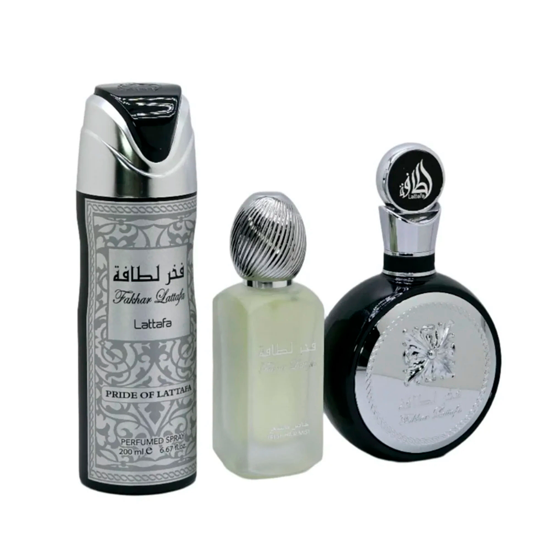 LATTAFA FAKHAR LATTAFA MEN EDP 100ML + DEO 200ML + 50ML MIST 1