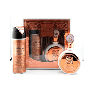 LATTAFA FAKHAR WOMAN EDP 100ML + DEO SPRAY 200ML
