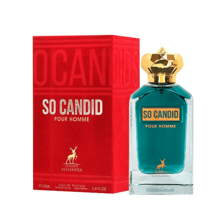 MAISON ALHAMBRA SO CANDID POUR HOMME EDP 100ML  1