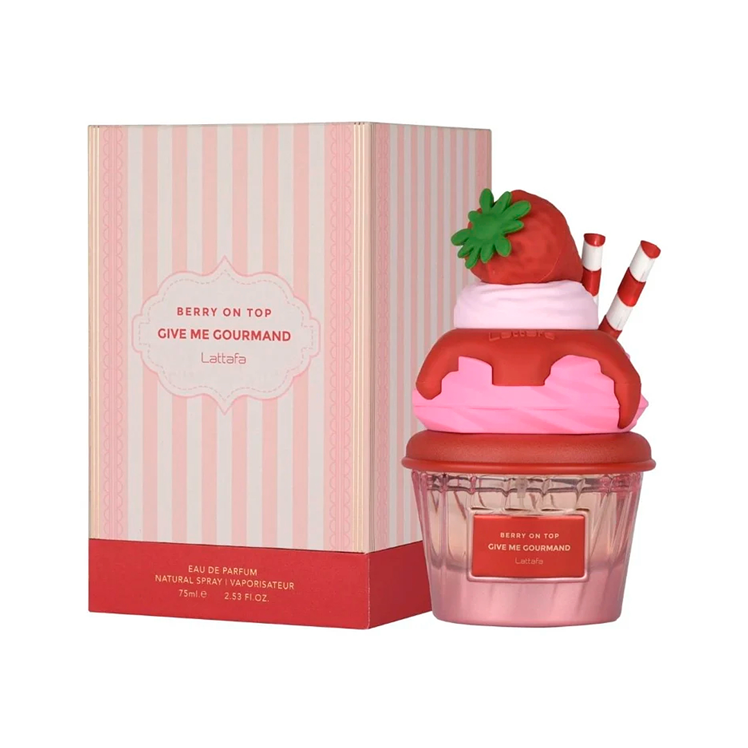 LATTAFA GIVE ME GOURMAND BERRY ON TOP EDP 75ML 1