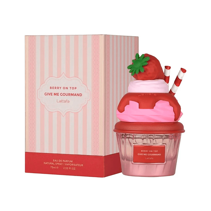 LATTAFA GIVE ME GOURMAND BERRY ON TOP EDP 75ML 1