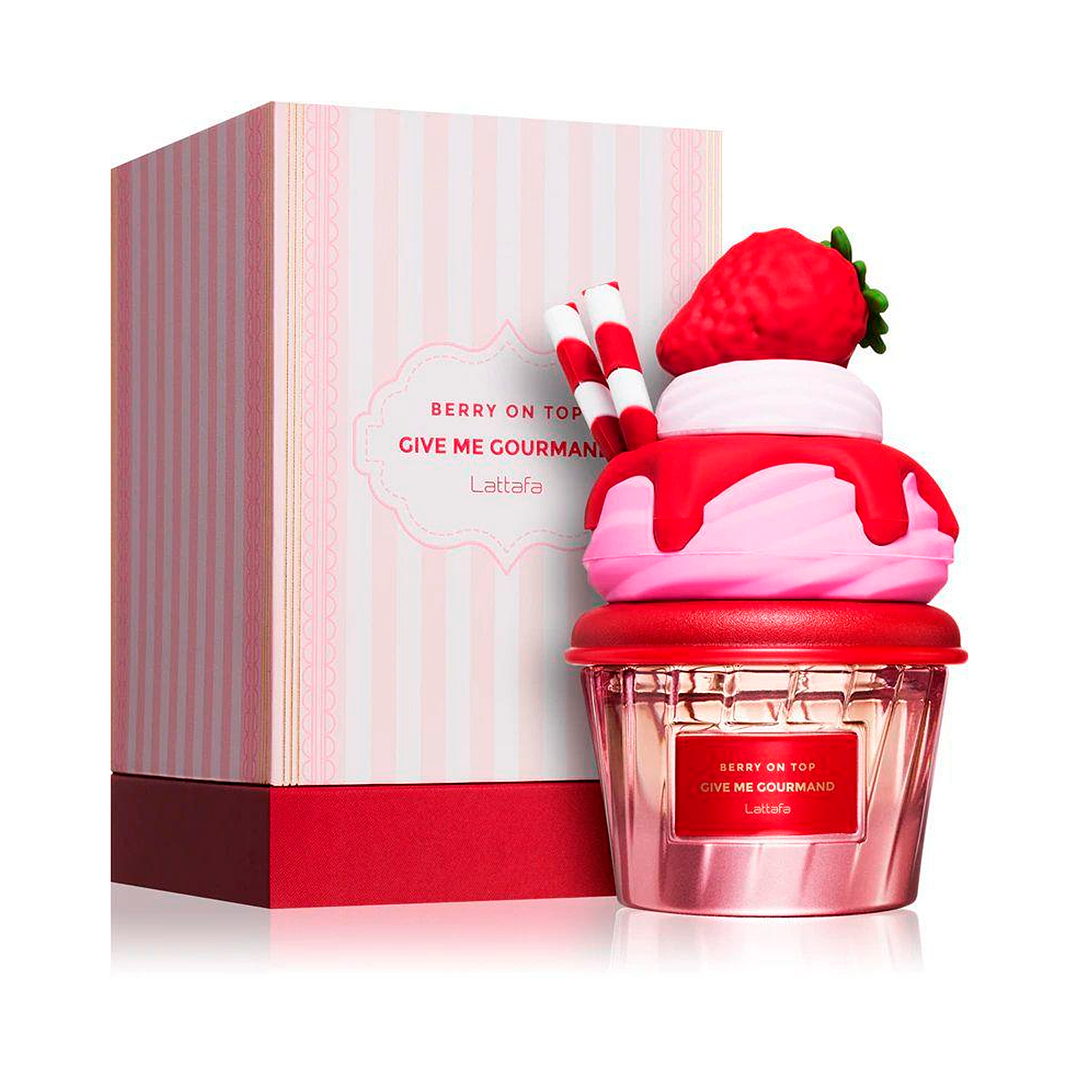 LATTAFA GIVE ME GOURMAND BERRY ON TOP EDP 75ML 3