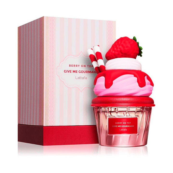 LATTAFA GIVE ME GOURMAND BERRY ON TOP EDP 75ML 3