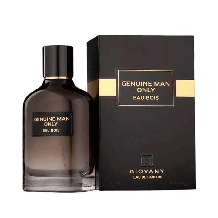 FRAGANCE WORLD GENUINE MAN ONLY EAU BOIS EDP 100ML 1