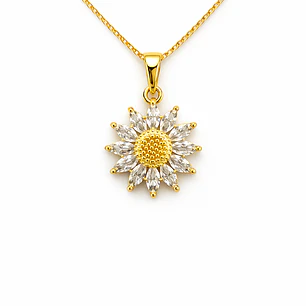 Collar Margarita Bañado en Oro