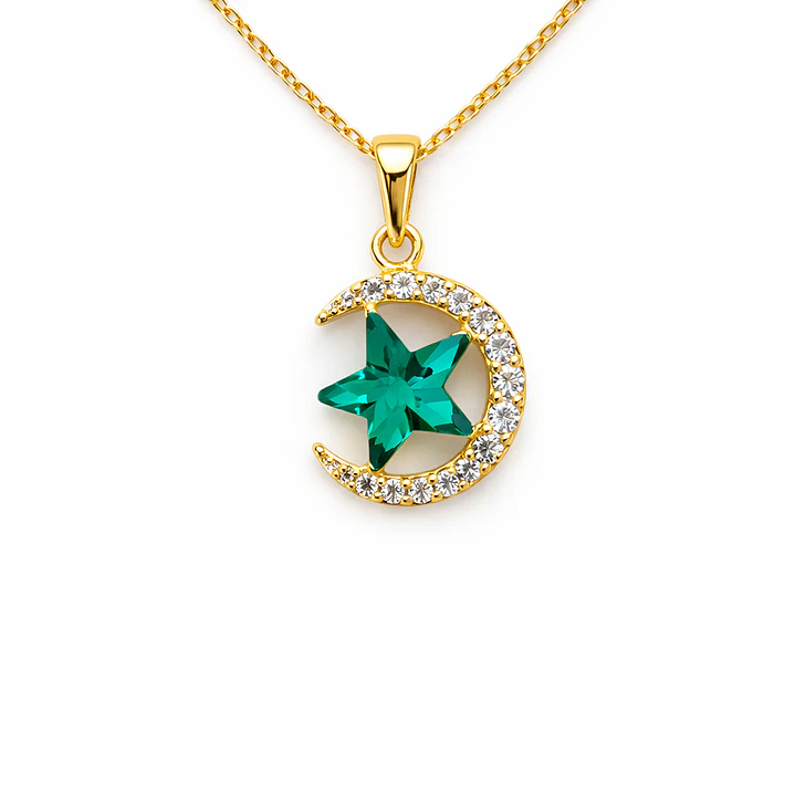 Collar de Estrella Bañado en Oro 1