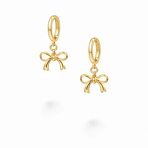 Aros Listón Bañados en Oro 