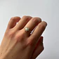 Anillo de Plata 925 - Sol Ópalo Sintético  - Miniatura 1