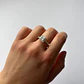 Anillo de Plata 925 - Circón Cuadrado  - Miniatura 1