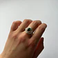 Anillo de Plata 925 - Halo Verde - Miniatura 1