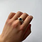 Anillo de Plata 925 - Redondo Azul - Miniatura 1